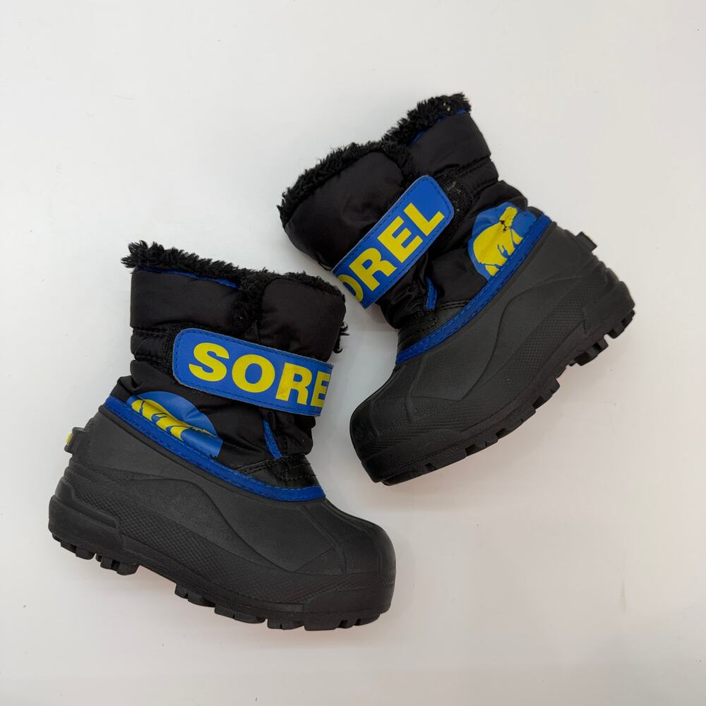 Sorel Black Snow Boots Toddler Boys 9